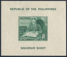Philippines C70, MNH. Michel 511 Bl.3. Franklin D.Roosevelt, 1950. - Filipinas