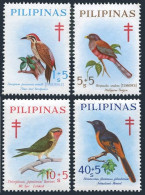 Philippines B36-B39,MNH. Red Cross 1967.Birds:Woodpecker,Trogon,Lorikeet,Minivet - Filipinas