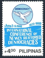 Philippines 1928, MNH. Mi 1857. Newly Restored Democracies, 1988. Emblem-Bird. - Filipinas