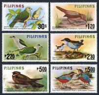 Philippines 1392-1397, MNH. Mi 1270-1275. Birds 1979. Dove, Tit Babbler, Pigeon, - Filipinas