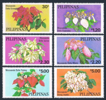 Philippines 1411-1416, MNH. Mi 1289-1294. Flowers 1979. Philippine Mussaendas. - Philippines