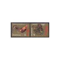 Philippines 2207-2208,2208a Perf,imperf,MNH. New Year 1993,Lunar Year Of Roster. - Philippines