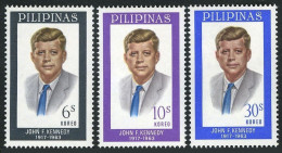 Philippines 925-927, MNH. Michel 774-776. President John F. Kennedy, 1965. - Filippine