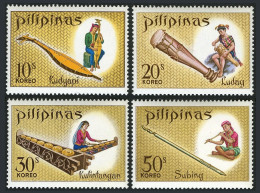 Philippines 996-999, MNH. Michel 856-859. Musical Instruments, 1968. - Philippinen