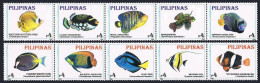 Philippines 2402 Aj Strips, 2403-2404 Sheets, MNH. Fish, ASEANPEX-1996. - Filippijnen