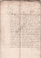 Hasselt/Kermt - Manuscript 1677- Mangeling Van Grond In De Groenstraat In Hasselt  (V3108) - Manuscritos