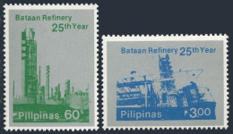 Philippines 1786a-1787a Wmk 391, MNH. Bataan Oil Refining Corporation, 1986. - Filipinas