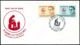 Philippines 1924-1925, FDC. Mi 1853-54. Toribio Teodoro, Shoe Manufacturer, 1988 - Filippijnen