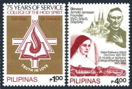 Philippines 1926-1927, MNH. College Of The Holy Spirit, 75th Ann. 1988. - Filippijnen