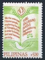 Philippines 1905, MNH. Michel 1830. Constitution Ratification, 1987. - Filippine