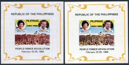 Philippines 1799 Wmk 372 & 389, MNH. Election Of Corazon Aquino, 7th President. - Filippijnen