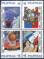 Philippines 2555 Ad Block, MNH. Postal Service Centenary, 1998. - Filippine