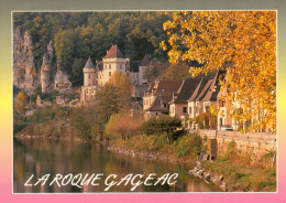 CPM-24- LA ROCHE GAGEAC -Village Au Bord De La Dordogne- TB Plan D'Automne * TBE **2 Scans - Sonstige & Ohne Zuordnung