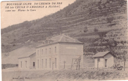 "/"48 - Lozère - Nouvelle Ligne Chemin De Fer Ste Cécile Andorge - Florac -23ème Vue- Florac - La Gare - Altri & Non Classificati