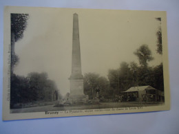 FRANCE   POSTCARDS  1904 BRUNOY  PYRAMINTE PAIR STAMPS SEINE - Autres & Non Classés