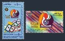 Qatar 929-930,MNH. Post Stamp Exhibition 1999.Arab Gulf. - Qatar