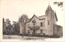 LAVANS-QUINGEY (25) Le Château  (Cliché Pas Très Courant) - Andere & Zonder Classificatie