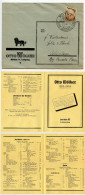 Germany 1938 Cover & Price List; Rötha B. Leipzig - Otto Wölker, Pelzveredlung To Schiplage; 3pf. Hindenburg - Briefe U. Dokumente