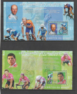 Democratic Republic Of Congo 2006 Cycling Champions S/S Set MNH ** - Nuovi