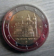 PIECE COMMEMORATIVE Allemande 2 EUROS - Saxe-Anhalt 2021 - Germania