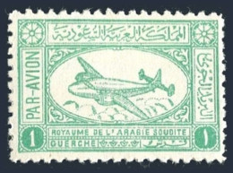 Saudi Arabia C1, MNH. Michel 29. Air Post 1949. Airspeed Ambassador Airliner. - Saoedi-Arabië
