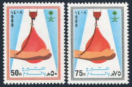 Saudi Arabia 1077-1078, MNH. Michel 912-913. Blood Donation, 1988. - Saudi Arabia