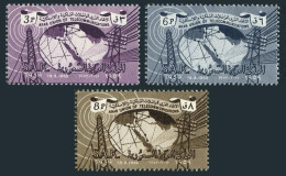 Saudi Arabia 246-248, MNH. Michel 118-120. Arab Union-Telecommunications, 1961. - Arabie Saoudite