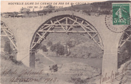 "/"48 - Lozère - Nouvelle Ligne Chemin De Fer Ste Cécile Andorge - Florac - 15ème Vue - Le Pont Du Blocard - Other & Unclassified