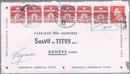 Denmark, 1965, Horsens-Geneve - Lettres & Documents