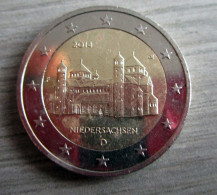PIECE COMMEMORATIVE Allemande 2 EUROS - Basse-Saxe 2014 - Alemania