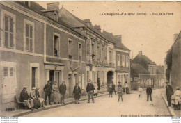 D72  LA CHAPELLE D'ALIGNÉ  Rue De La Poste - Andere & Zonder Classificatie