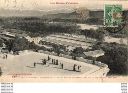 PAU  Nouvelle Terrasse De La Place Royale Et Partie Est De La Chaîne Des Pyrénées  ..... ( Ref FB294 ) - Pau