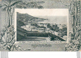 ALGERIE  ALGER   St Eugène, Bab El- Oued Et Le Boulevard Front De Mer  ..... - Algiers