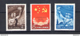 1960 CINA - 10 Anniversario Trattati D'Amicizia Cino-Sovietico - Michel N. 522-24 - MNH** - Autres & Non Classés