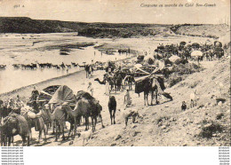 ALGERIE  SCENES ET TYPES  Caravane En Marche Du Caïd Ben- Ganah  ..... ( Ref FF1834 ) - Scene & Tipi