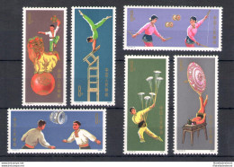 1974 CINA - Acrobazie - Michel N. 1168-73 - MNH** - Andere & Zonder Classificatie