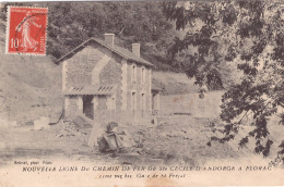 "/"48 - Lozère - Nouvelle Ligne Chemin De Fer Ste Cécile Andorge - Florac - 11ème Vue Bis- St Frézal Ventalon - La Gare - Altri & Non Classificati