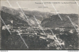 Ba106 Cartolina Vittorio Veneto La Stretta Di Serravalle 1927 Treviso Veneto - Treviso