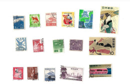 Collection De 42 Timbres  MH Et Oblitérés. - Colecciones & Series