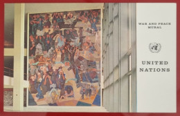 Uncirculated Postcard - USA - NY, NEW YORK CITY - UNITED NATIONS, ONE OF THE TWO MURALS, "WAR" AND "PEACE" BY PORTINARI - Piazze