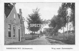 Prent - Weg Naar Zonnemaire - Noordgouwe Schouwen  - 8.5x12.5 Cm - Autres & Non Classés