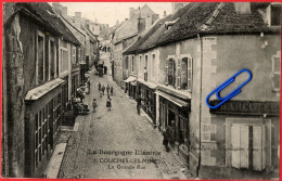 F1932  CPA  COUCHES-LES-MINES (Saône Et Loire)  La Grande Rue - CHARCUTERIE - Animée ++++ - Altri & Non Classificati