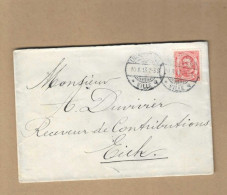 Los Vom 14.05  Briefumschlag Aus Luxemburg Nach Eich 1913 - Andere & Zonder Classificatie