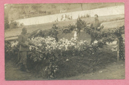 68 - MÜNSTER - Carte Photo Allemande - Massengrab - Tombe Soldats Allemands - Guerre 14/18 - 3 Scans - Munster