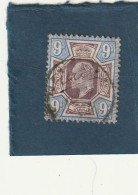 ///   ANGLETERRE ///    N° 115 --- 9 Pence -- Côte 70€ - Used Stamps