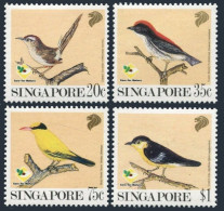 Singapore 605-608,MNH.Michel 636-639. Birds 1991.Common Tailor Bird,Oriole,Tora, - Singapour (1959-...)