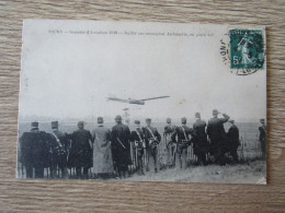 37 TOURS SEMAINE AVIATION 1910 KULLER SUR MONOPLAN ANTOINETTE EN PLEIN VOL ANIMEE - Tours