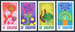 Singapore 157-160, MNH. Mi 160-163. Festivals 1972. Chinese New Year, Deepavali, - Singapore (1959-...)