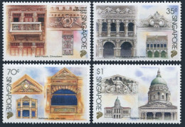 Singapore 743-746, MNH. Michel 785-788. Architectural Styles, 1996. - Singapur (1959-...)