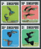 Singapore 206-209, MNH. Michel 209-212. Tropical Fish 1974. - Singapour (1959-...)